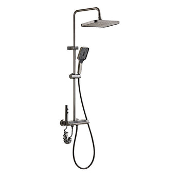 Set dushi me koka katrore në ngjyrë gri, funksionale me montim në murë