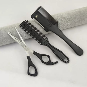 Set profesional për prerje dhe stilim flokësh (4 pjesë)