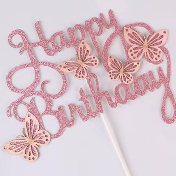 Cake topper me flutura e xixa