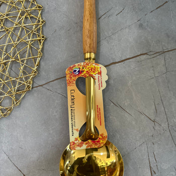 Garuzhdë inoksi me bisht druri, gold
