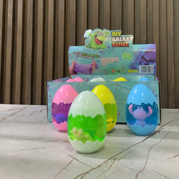 Slime me xixa në formë veze e me kukull plastike Stitch