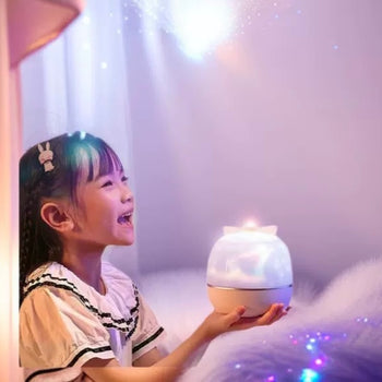 Projektor LED për fëmijë me figura deti dhe yjesh, ndriçim ambienti