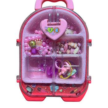 Rruaza per krijim bizhush per femije ne forme valixhe