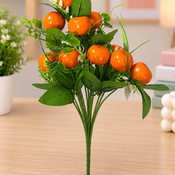 Degë dekorative me mandarina artificiale