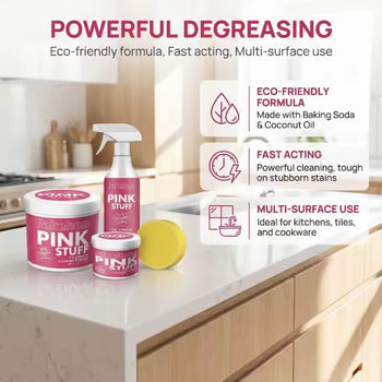 Pastrues Pink Stuff për yndyrë dhe njolla të forta