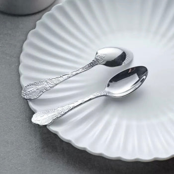 Set lugësh inox me dizajn 4 copë