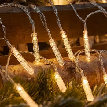 Varg dritash në formën e pikave të shiut