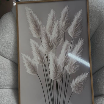 Kornizë dekorative me pampas