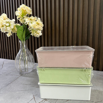 Kuti organizuese me 3 ndarje dhe kapak transparent