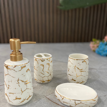 Set qeramike me aksesore tualeti x4