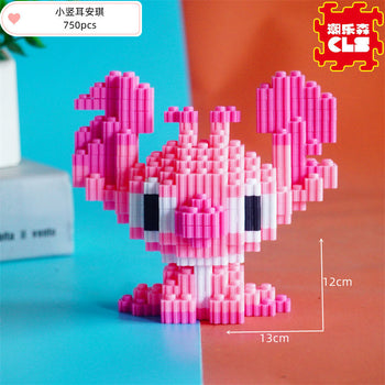Lodër formuese me Stitch 750 pjesë rozë