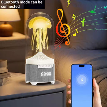 Boks muzikor Bluetooth me dritë LED dekorative