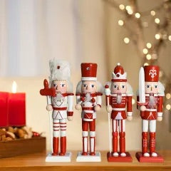 Arrëthyes me motive festive të kuqe në 4 modele të ndryshme