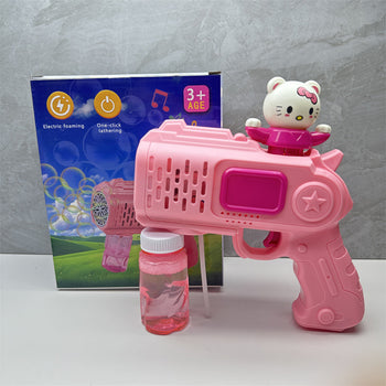 Pistoletë flluskash me Hello Kitty