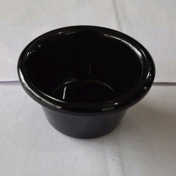 Pjatë melamine e zezë për salca shoqëruese