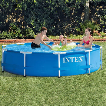 Pishinë me stukturë metalike, forma rrethore 3.05 m x 76 cm