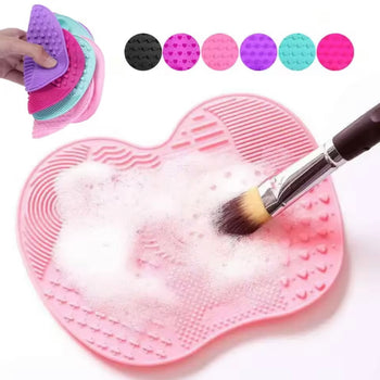 Pads silikoni per pastrimim e furceve te makeup-eve