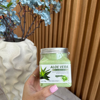 Scrub për fytyrë dhe trup me aloe vera