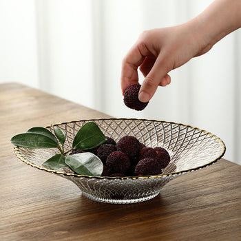 Frutiere akriliku transparente me kontur gold