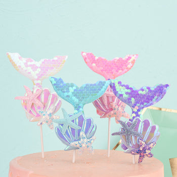 Dekor me sirenë për tortën (cake topper)