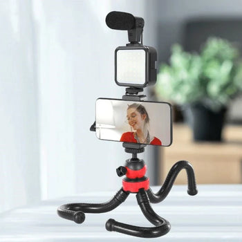 Tripod me këmbë fleksibël për foto/ video