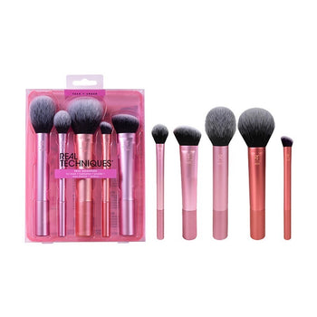 Furçe për makeup, set 5 copë (for blush, highlighter, powdre, nose shadow, contour)
