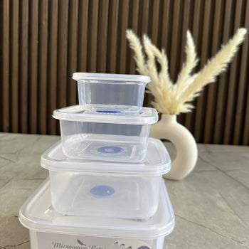 Set tasa plastike x4