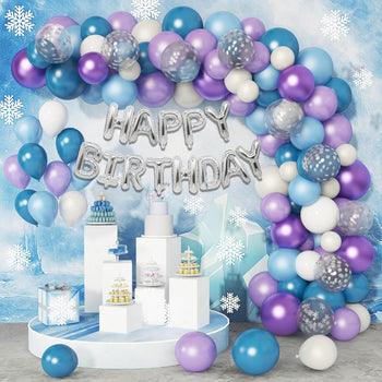 Set me tullumbaca, dizenjo akulli e shkrim ''Happy Birthday''