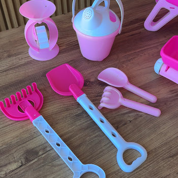 Set me karrocë e lodra plazhi e madhe