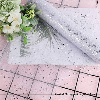 Rrjetë dekorative me xixa argjend