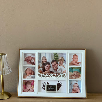 Kornizë Family me 7 foto dhe fotoprint bebesh