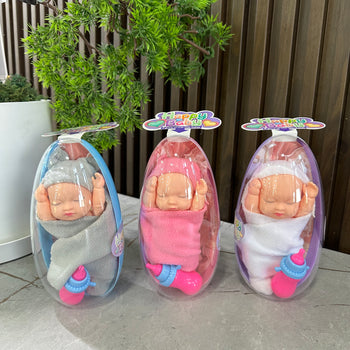 Bebe lodër në kapsulë me biberon model “Happy Baby”