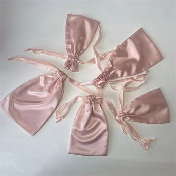 Paketim saten me lidhëse, për dhurata ose aksesorë, 10*14 cm