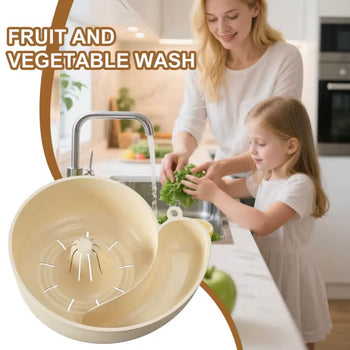 Shportë për larjen e frutave dhe perimeve
