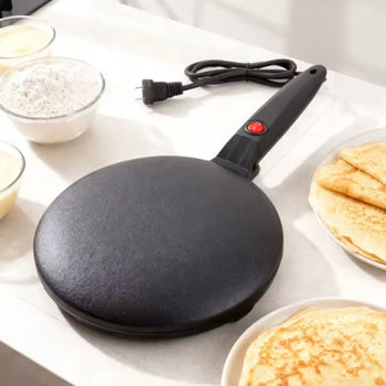Tigan elektrik për pancake me ngrohje automatike
