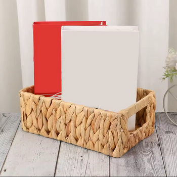 Kosha dekorativë prej fibre natyrale, set praktik për arganizim