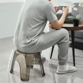 Stol plastik transparent multifunksional