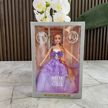 Shine Fashion Girl, vajza me fustan balloje