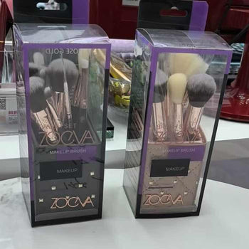Set me furçe make up + mbajtëse, 12 copë