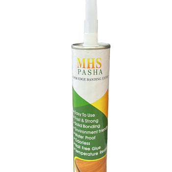 Ngjitës adeziv për drurin, në formë cilindrike me kapak perdorimi, trasparente