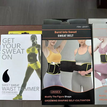 Brez djersitës për bel Sweat Belt unisex për stërvitje