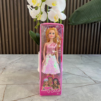 Fashion Time, vajza me fustan me temina