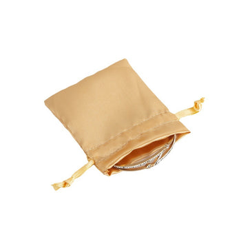 Paketim me lidhëse në formë thesi i butë, saten, për ruajtjen e aksesorëve ose dhuratave, 13*18 cm