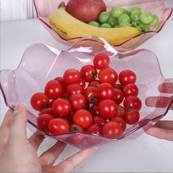 Frutiere akriliku në formë rombesh dhe kontur me valëzime