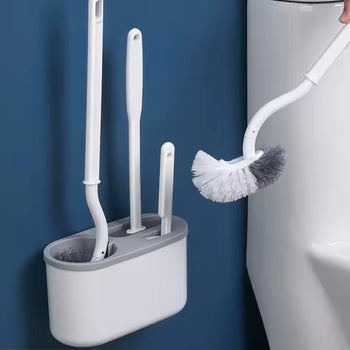 Set furca tualeti, x3 në ngjyrë gri