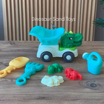 Set me lodra plazhi me dinosaur