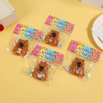 Lodër antistres “Pinch Family” figurë Ari me pompa shumngjyrëshe