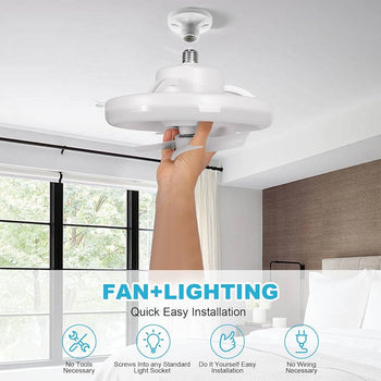 Llambë LED me ventilator