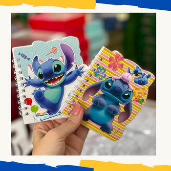 Mini bllok me vija me Stitch