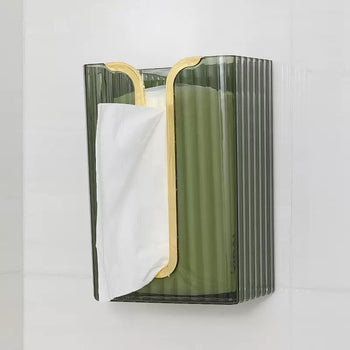 Mbajtëse dekorative me korniza gold dhe detaje vija vertikale, për letra kuzhine / facoleta